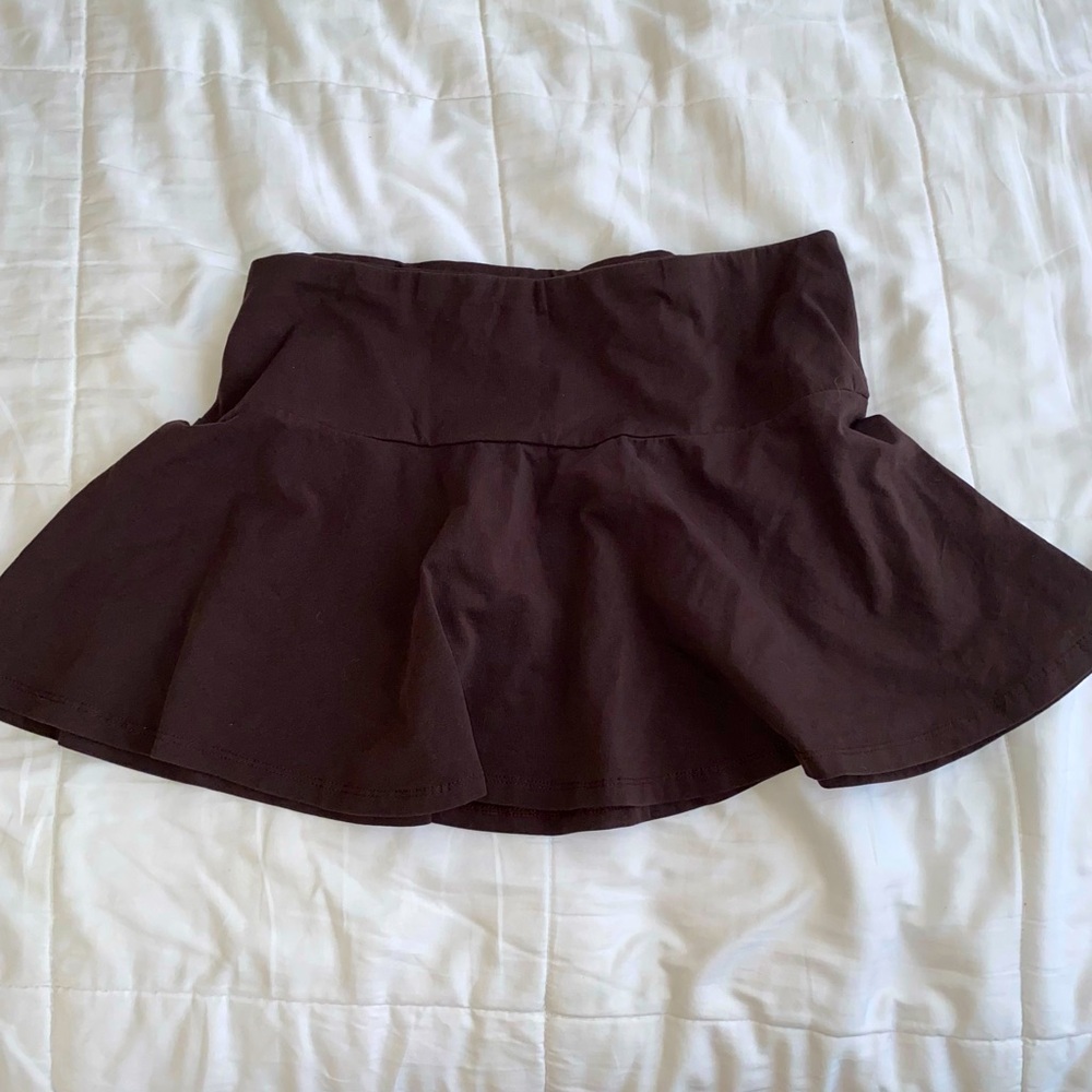 Brown super-mini skirt. from h&m. size XL.